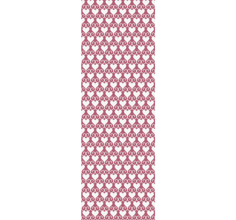 Modern blind pattern-decor tangle of hearts - TenStickers