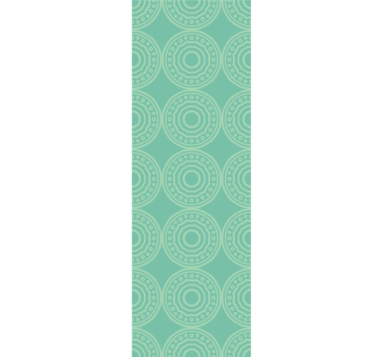 Modern blind eclectic circle pattern design - TenStickers