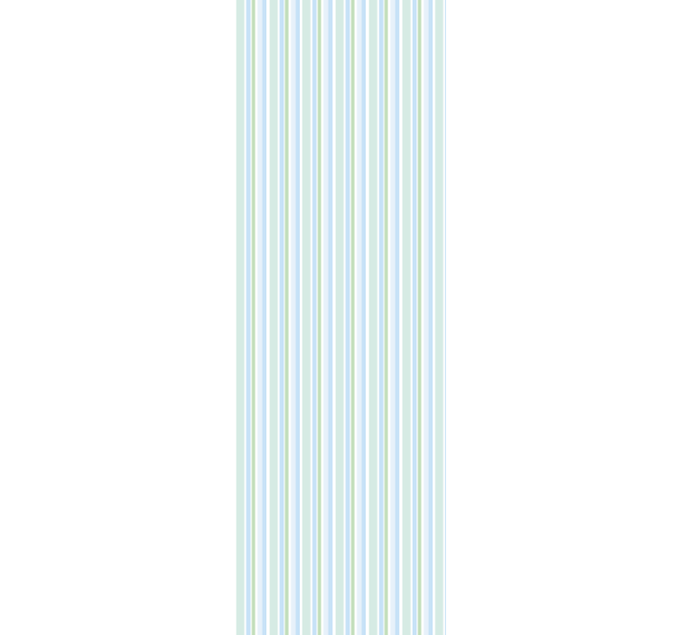 Modern blind in pastel stripes pattern - TenStickers