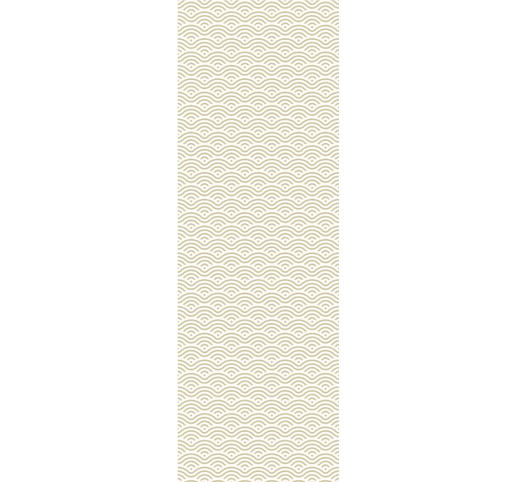 Modern blind calm serene waves - TenStickers