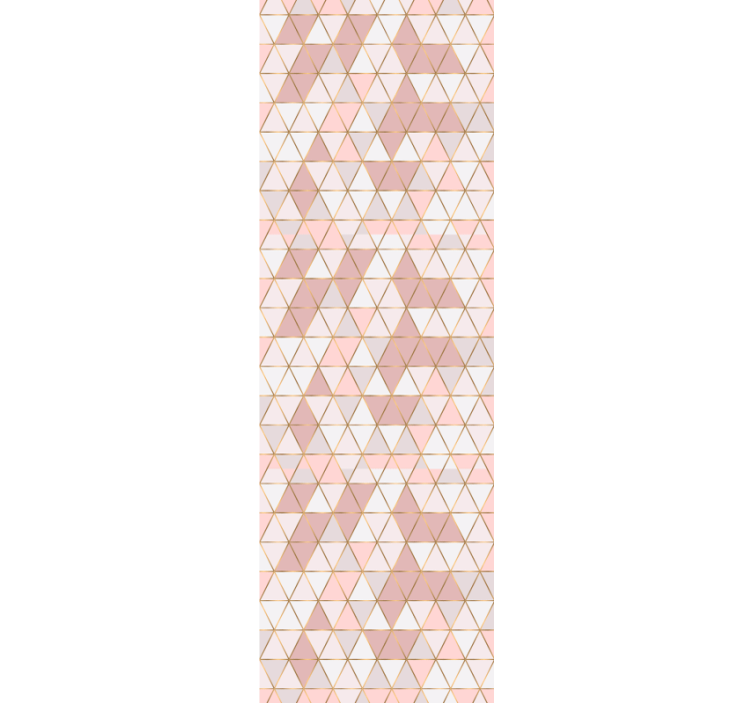 Modern blind in gold lines with light colors and textures - TenStickers