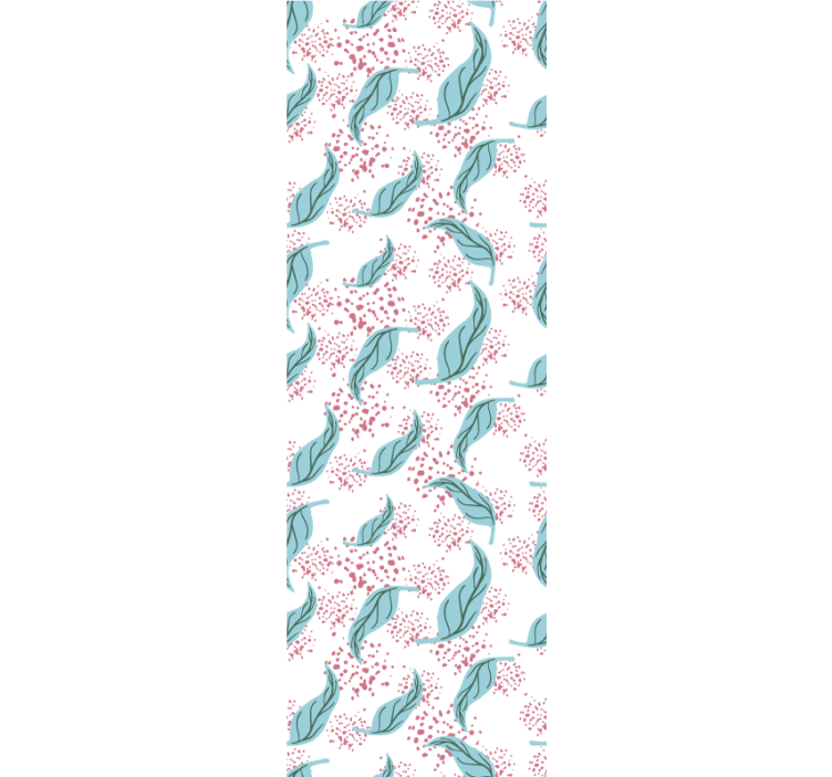 Modern blind blue petal paint splash - TenStickers