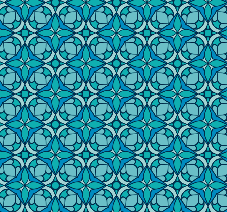 Blue bathroom bathroom blind - TenStickers