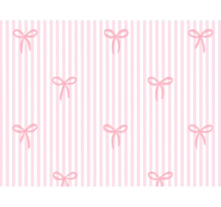 Roller blind pink with pink stripes and bows - TenStickers