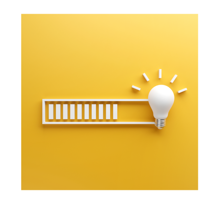 Yellow roller blind brightens your space - TenStickers