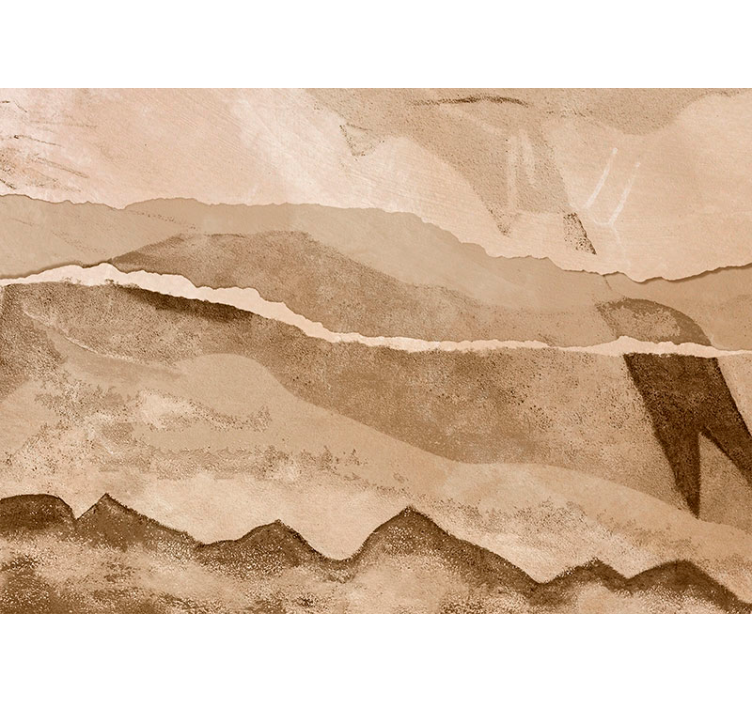 Roller blind beige paper strips - TenStickers