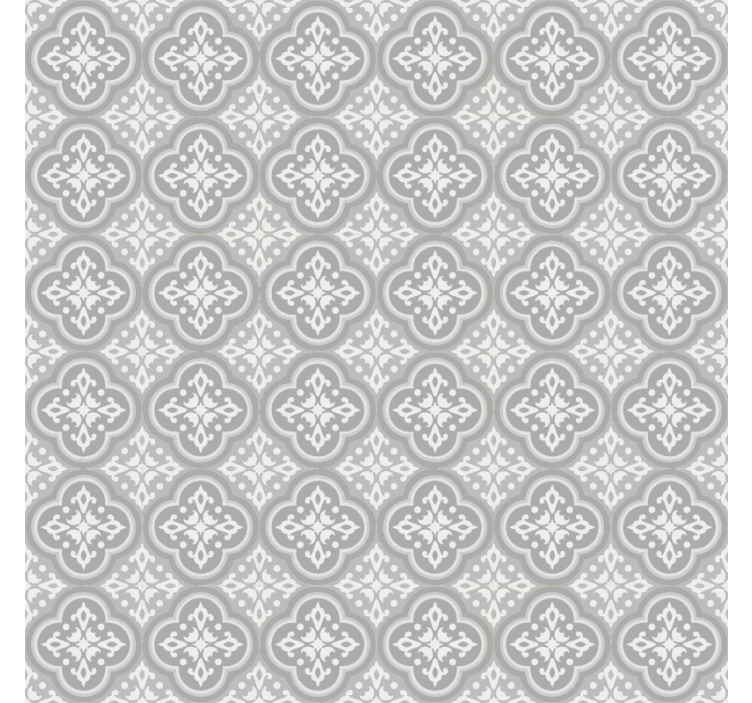 Blind grey hydraulic tiles - TenStickers