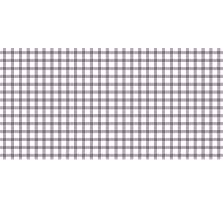 Roller blind purple lilac gingham pattern - TenStickers