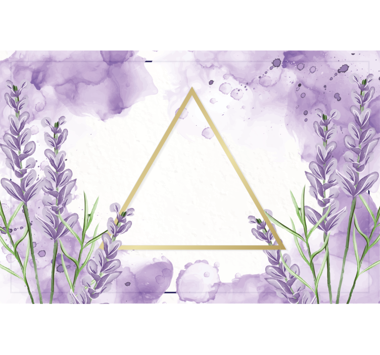 Roller blind purple digital lavender triangle - TenStickers
