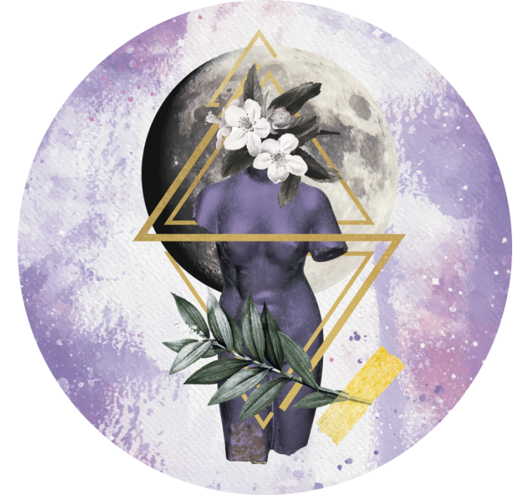 Roller blind purple digital collage design - TenStickers