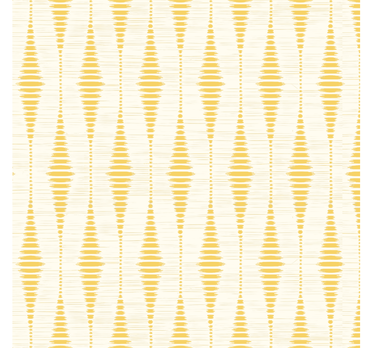 Modern blind in yellow rabaul ikat design - TenStickers