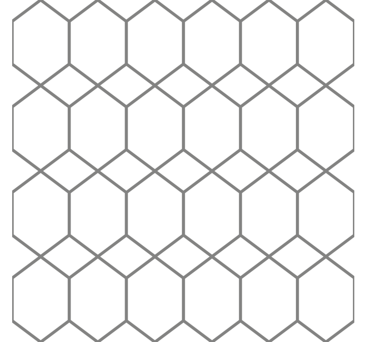 Modern blind with interlaced design - TenStickers