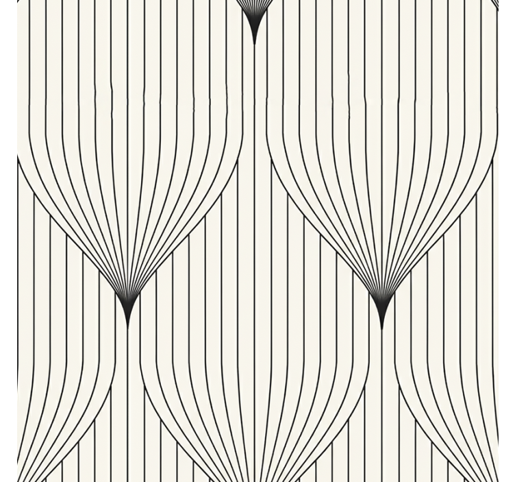 Modern blind symmetric decorative feather - TenStickers