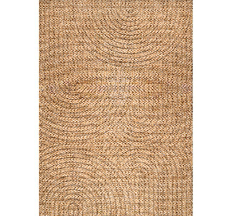 Roller blind beige arc effect fabric - TenStickers