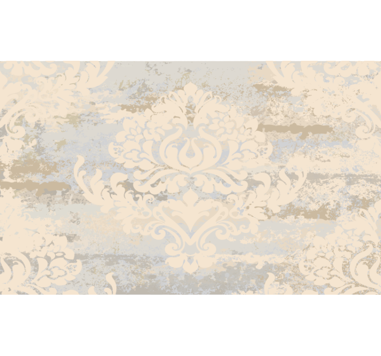 Roller blind beige puzzle print mosaic cream - TenStickers