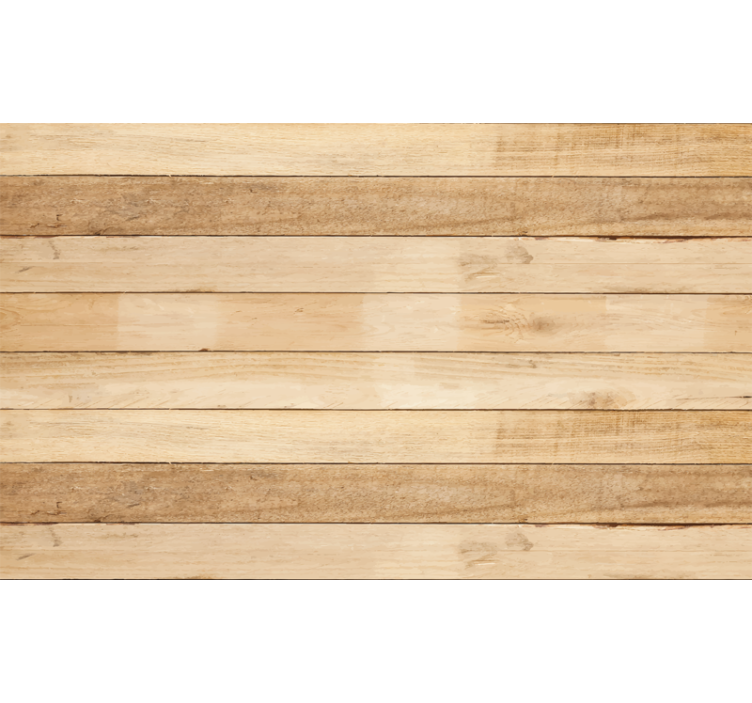 Roller blind beige with light-colored wood planks - TenStickers