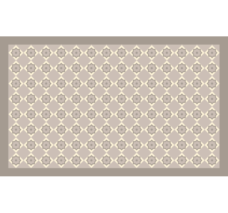Roller blind beige cement beige tiles - TenStickers