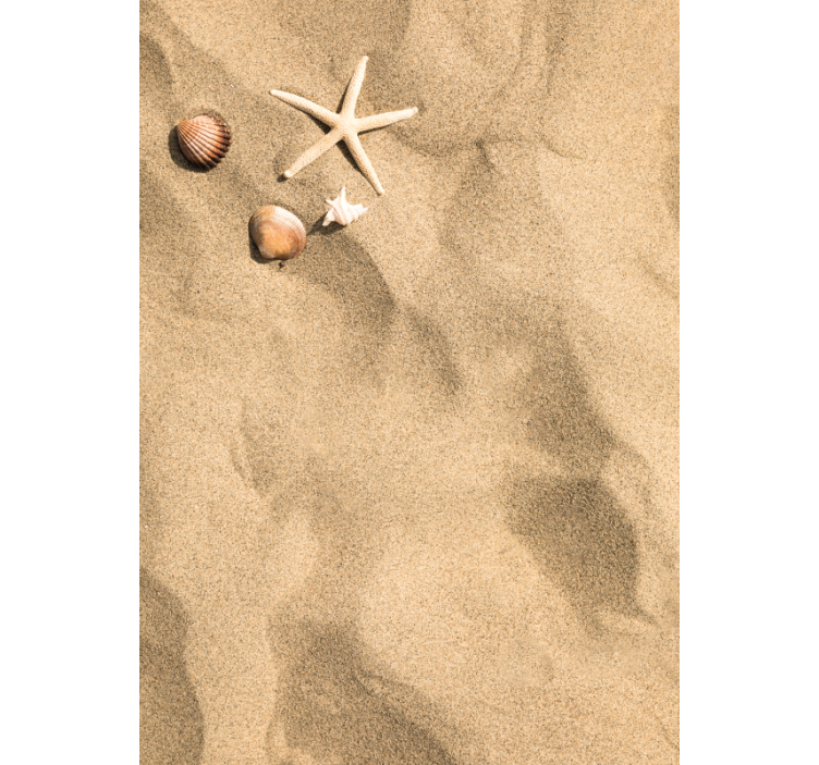 Roller blind beige summer feelings - TenStickers