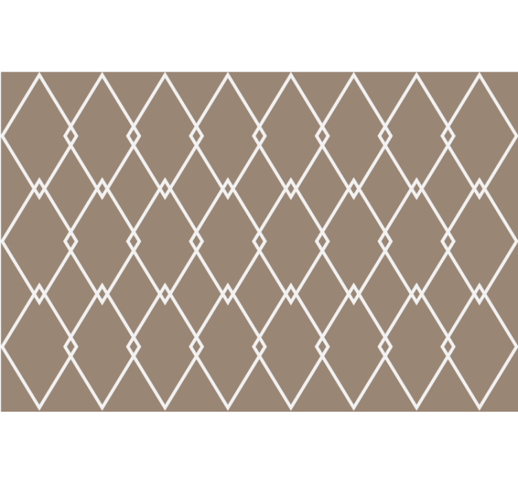 Roller blind beige kitchen geometric design - TenStickers