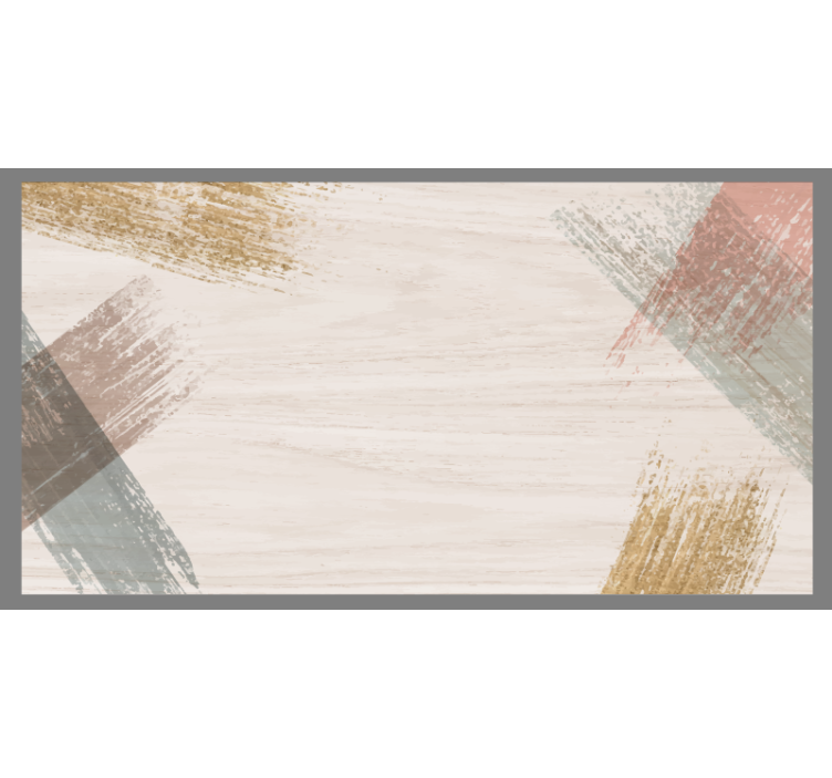 Roller blind beige woodblock - TenStickers
