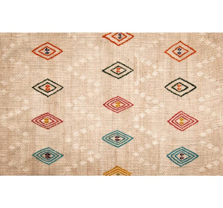 Roller blind beige with jogol eyes design - TenStickers