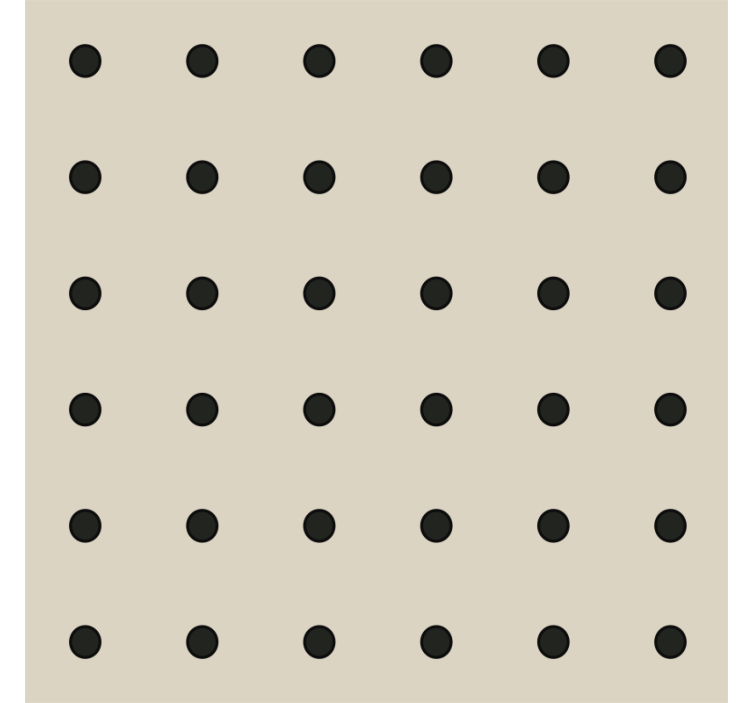 Roller blind beige with beige polka dot pattern - TenStickers