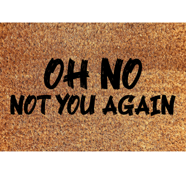 Roller blind beige oh no not you again - TenStickers