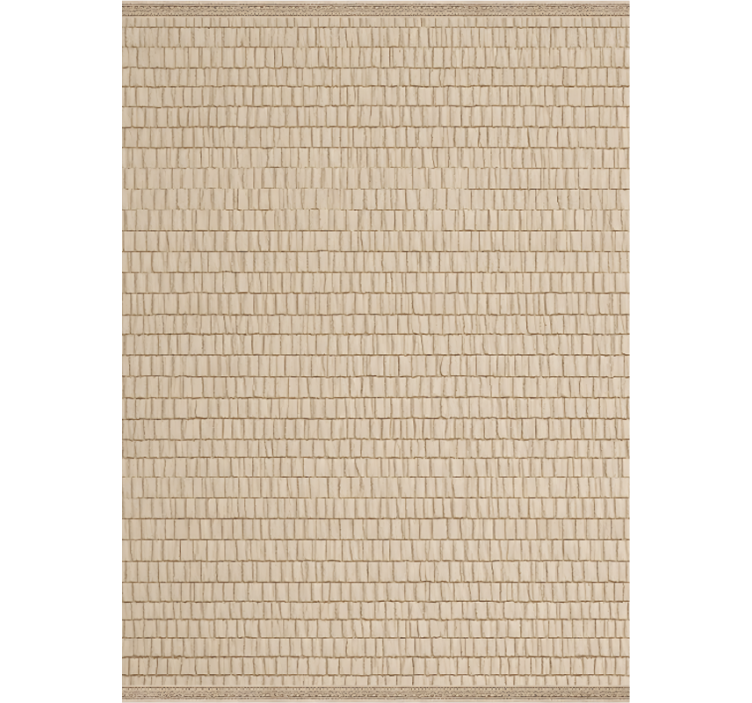 Roller blind beige with woven rattan texture - TenStickers
