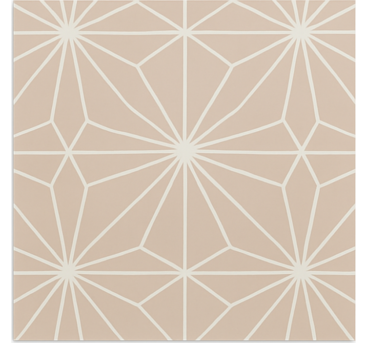Roller blind beige with beige stars pattern - TenStickers
