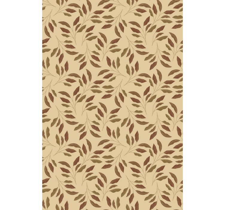 Leafy Elegance pattern roller blind - TenStickers