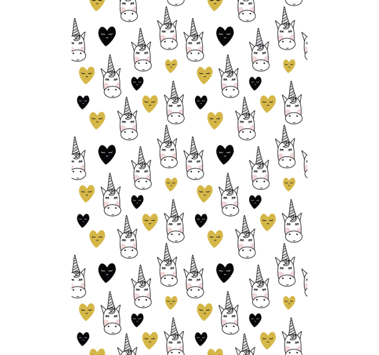 Unicorn Heart Pattern more animal blind - TenStickers