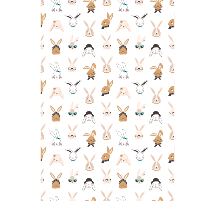 Playful Rabbit Motifs more animal blind - TenStickers