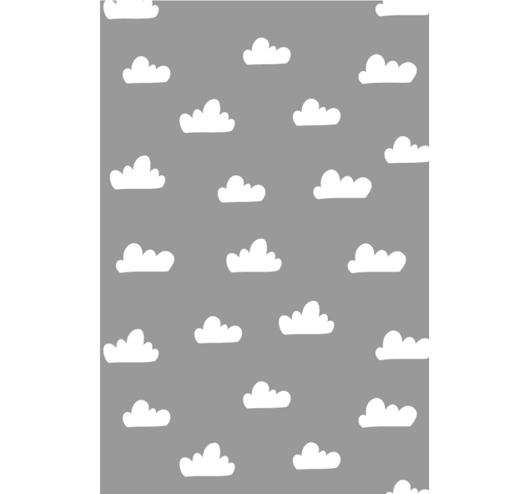Cloudy Skies roller blind nursery - TenStickers