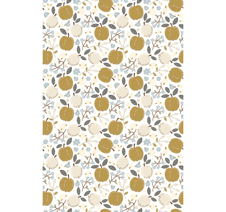 Apple Floral Print blind fruit - TenStickers