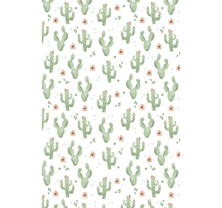 Floral pattern blind cactus - TenStickers