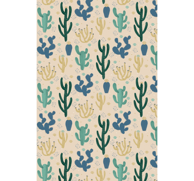 Blind cactus cactus pattern joy - TenStickers