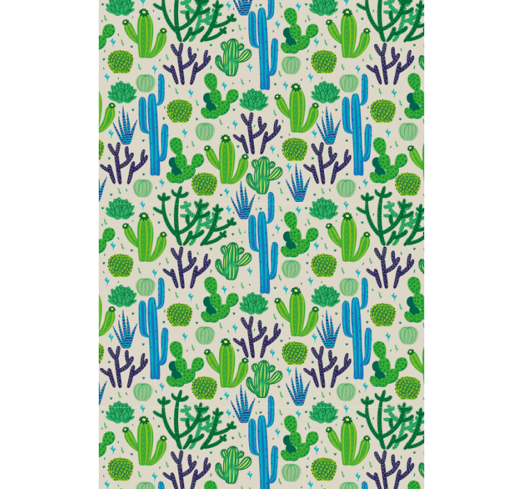 Cacti Pattern Design blind cactus - TenStickers