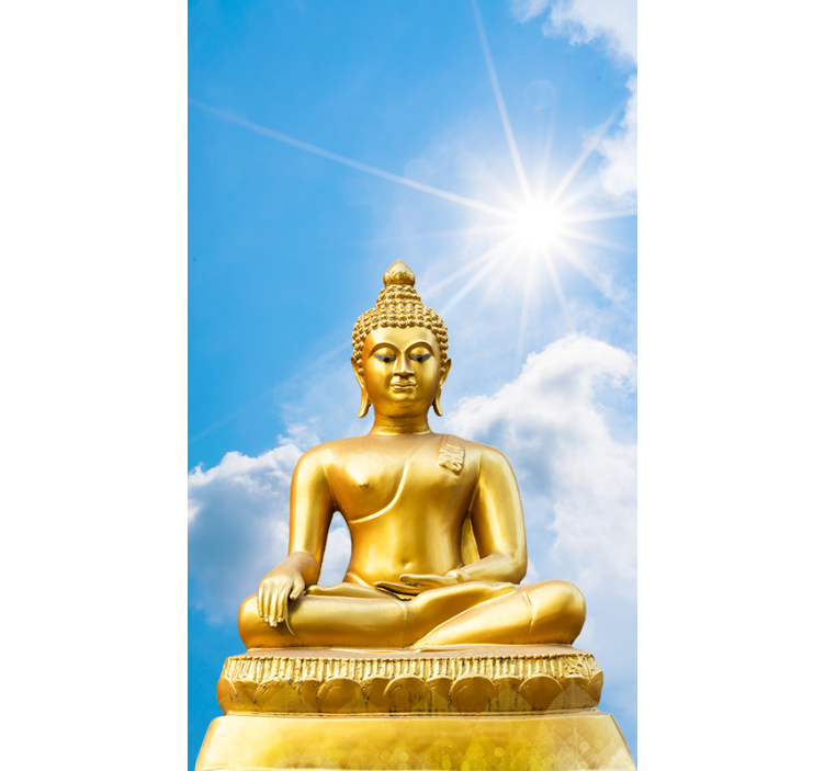 Sunny Buddha Zen blue blind - TenStickers