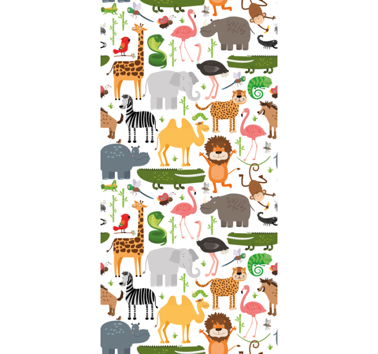 Safari Wildlife Companions animal blind - TenStickers