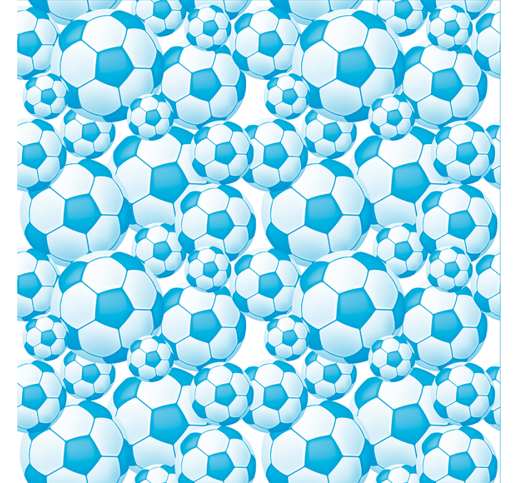 Soccer Pattern Decor blind football - TenStickers