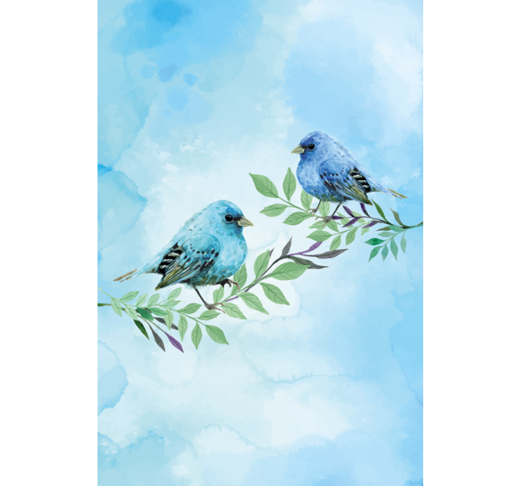 Perched Songbirds animal blind - TenStickers