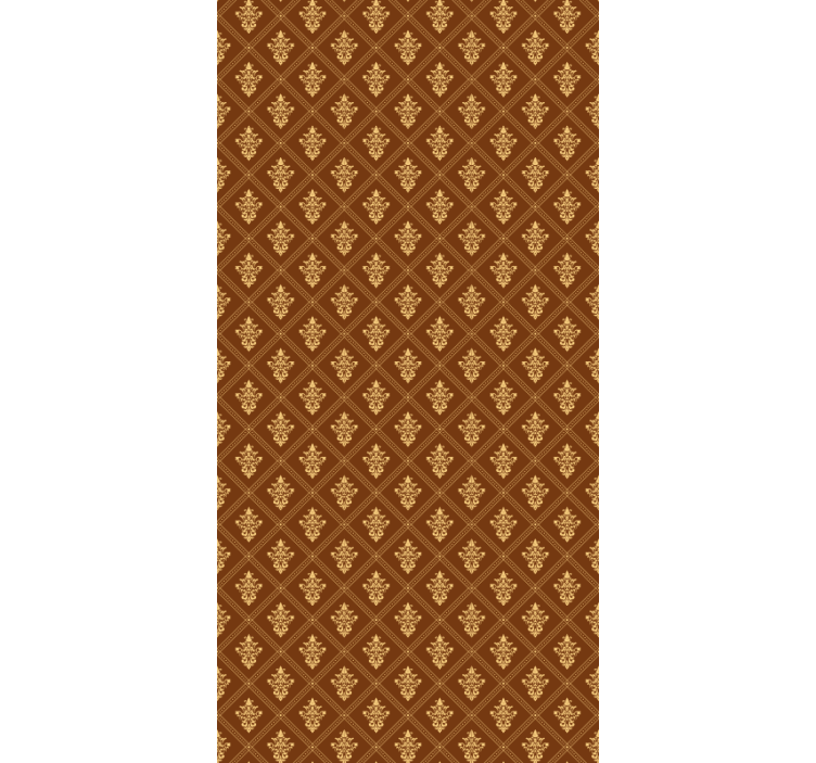 Ornate Golden Pattern classic blind - TenStickers