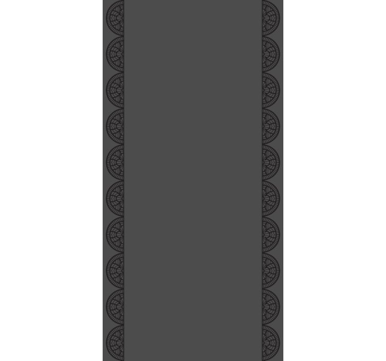 Circular Geometric Arrangement pattern roller blind - TenStickers