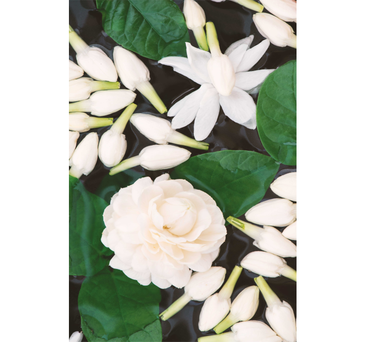 Graceful Blossom Composition blind flowers - TenStickers