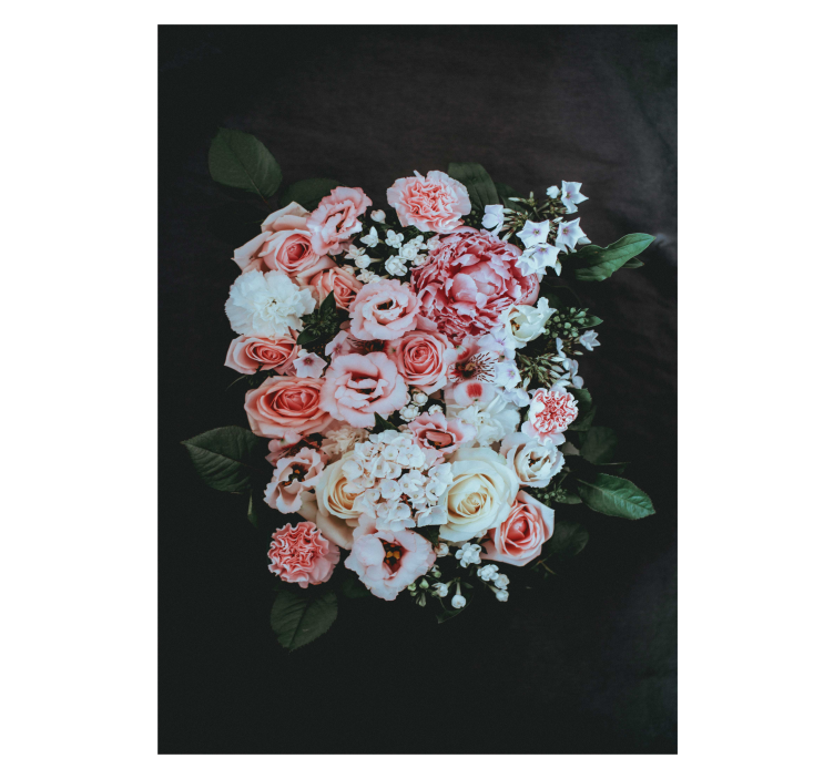 Blooming Floral Arrangement floral blind - TenStickers