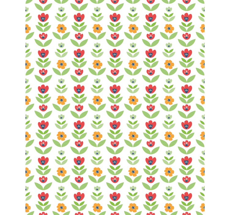 Charming Floral Pattern blind flowers - TenStickers