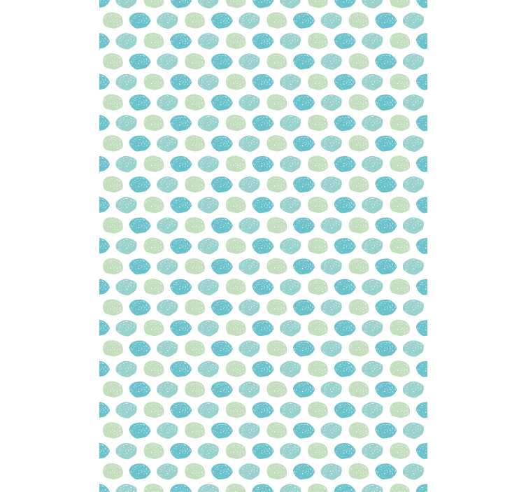 Green and blue dots blind kids - TenStickers