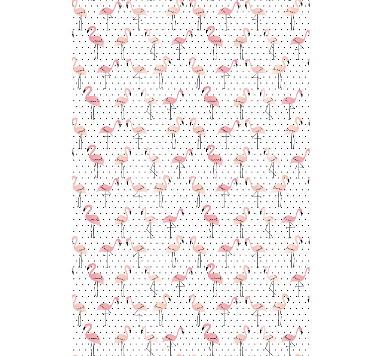 Flamingo Pattern animal blind - TenStickers