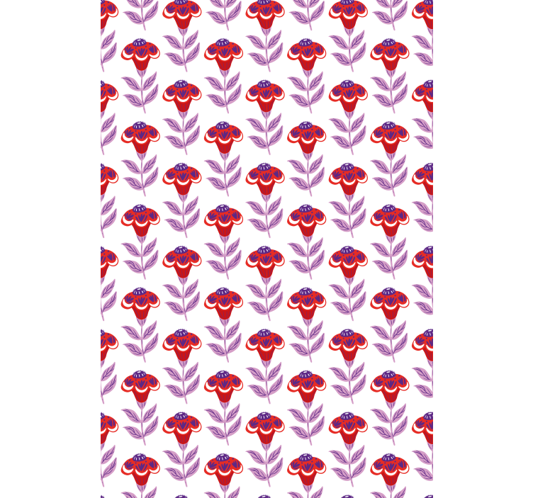 Vibrant Floral Theme blind flowers - TenStickers