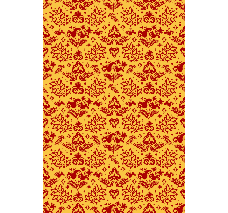 Botanical Motif Style floral blind - TenStickers